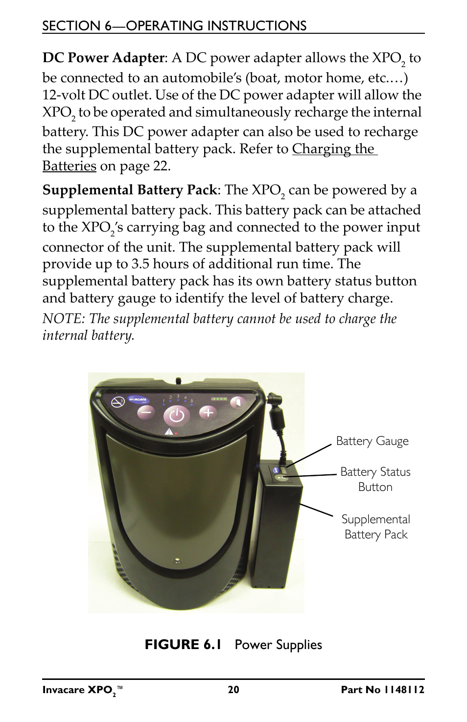 Activeforever Invacare XPO2 Portable Oxygen Concentrator User Manual | Page 20 / 47