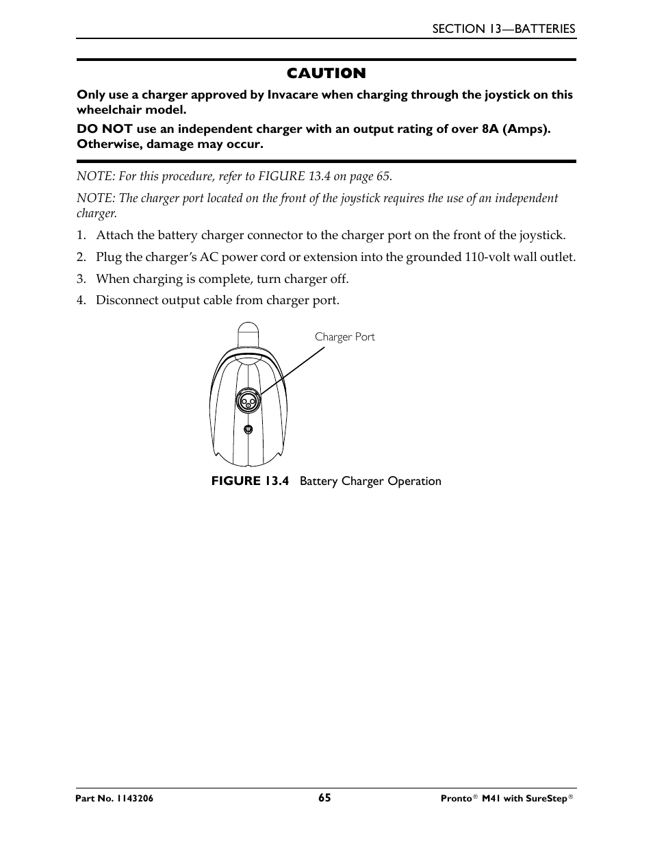 Activeforever Invacare Pronto M41 Power Wheelchair with Semi Recline Seat User Manual | Page 65 / 69