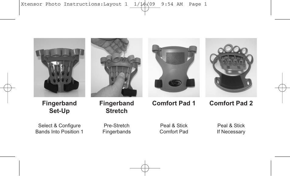 Activeforever Xtensor Hand Exerciser User Manual | 3 pages