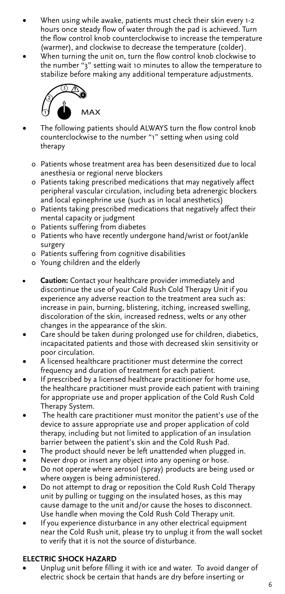 Activeforever Ossur Cold Rush Cold Therapy System User Manual | Page 7 / 9