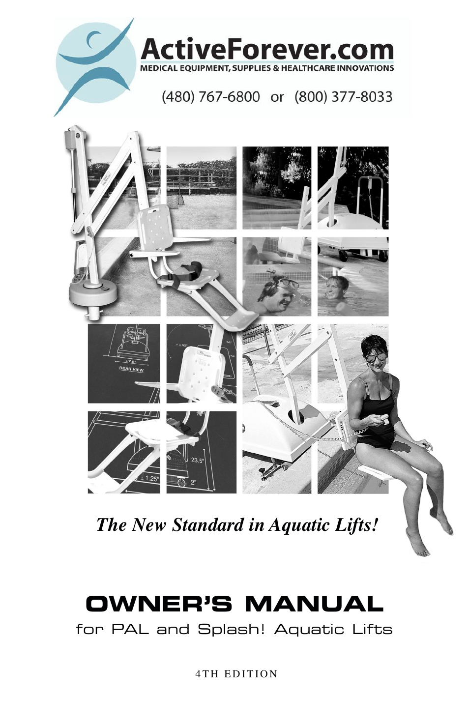 Activeforever PAL 1000 Portable Aquatic Pool Lift User Manual | 21 pages
