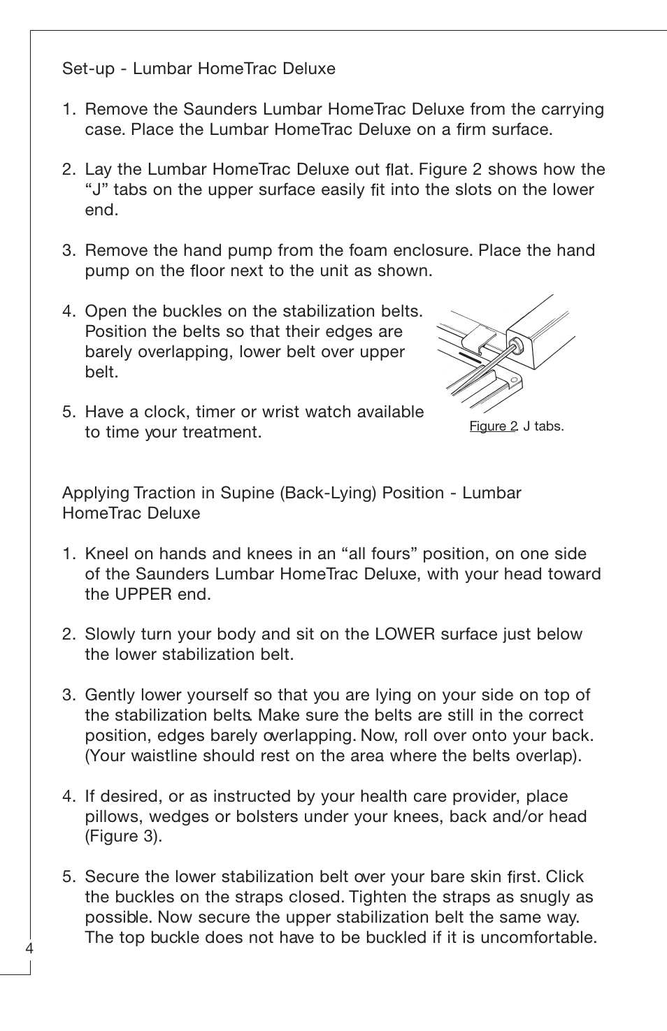 Activeforever Saunders Lumbar HomeTrac (Saunders Lumbar Home Traction Device) User Manual | Page 4 / 9