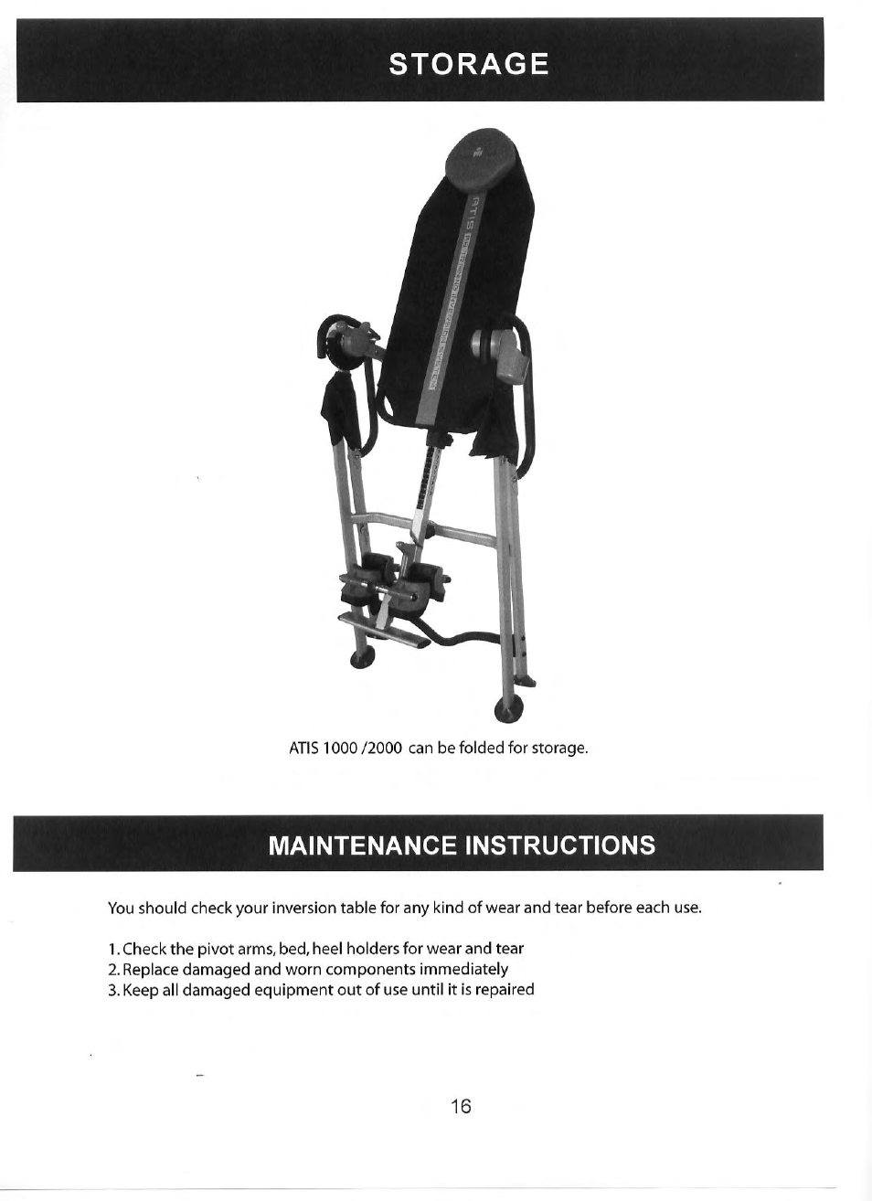Activeforever Ironman ATIS 1000 Ab Training Table 5900 User Manual | Page 15 / 16