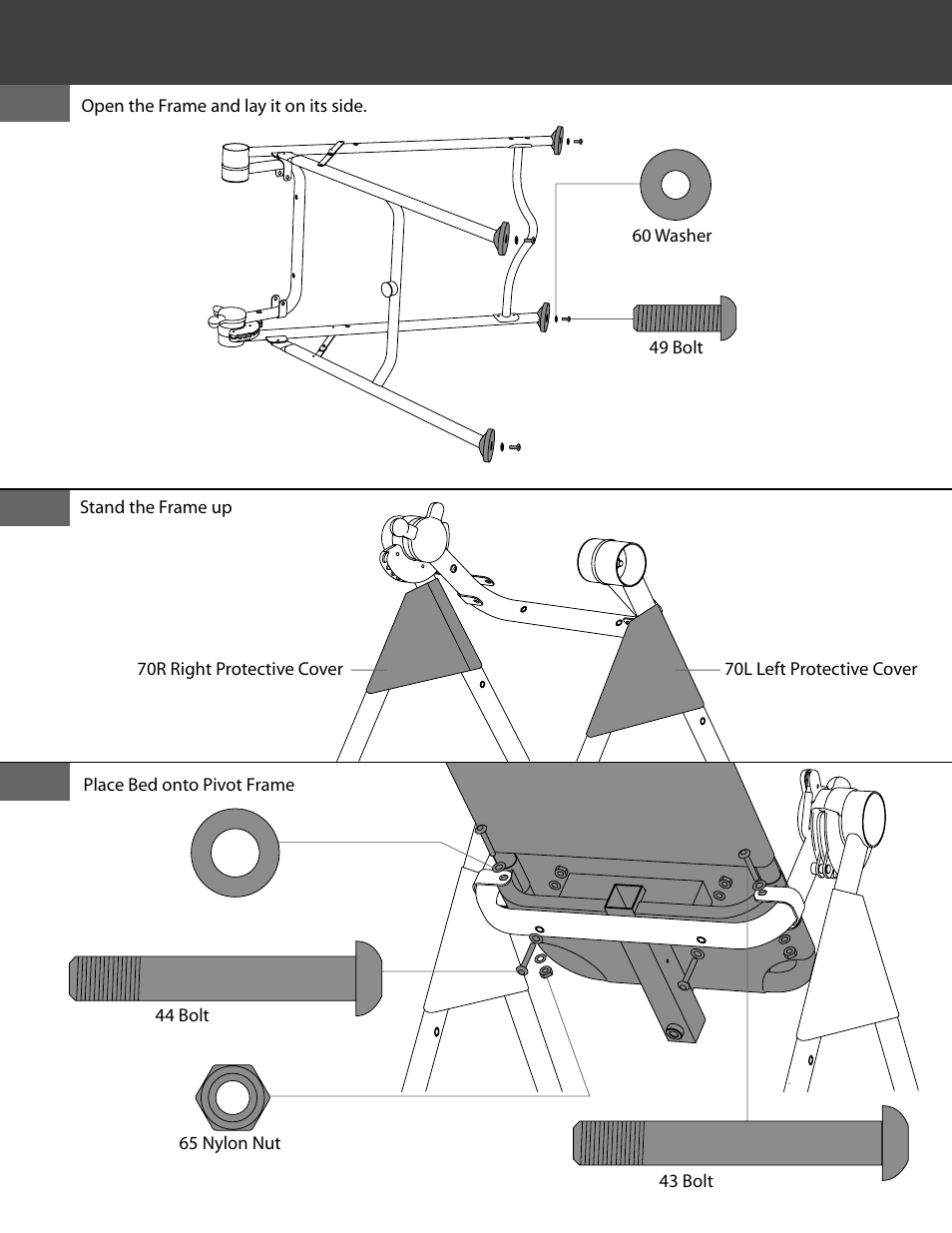 Assembly | Activeforever Ironman ATIS 1000 Ab Training Table 5900 User Manual | Page 8 / 16
