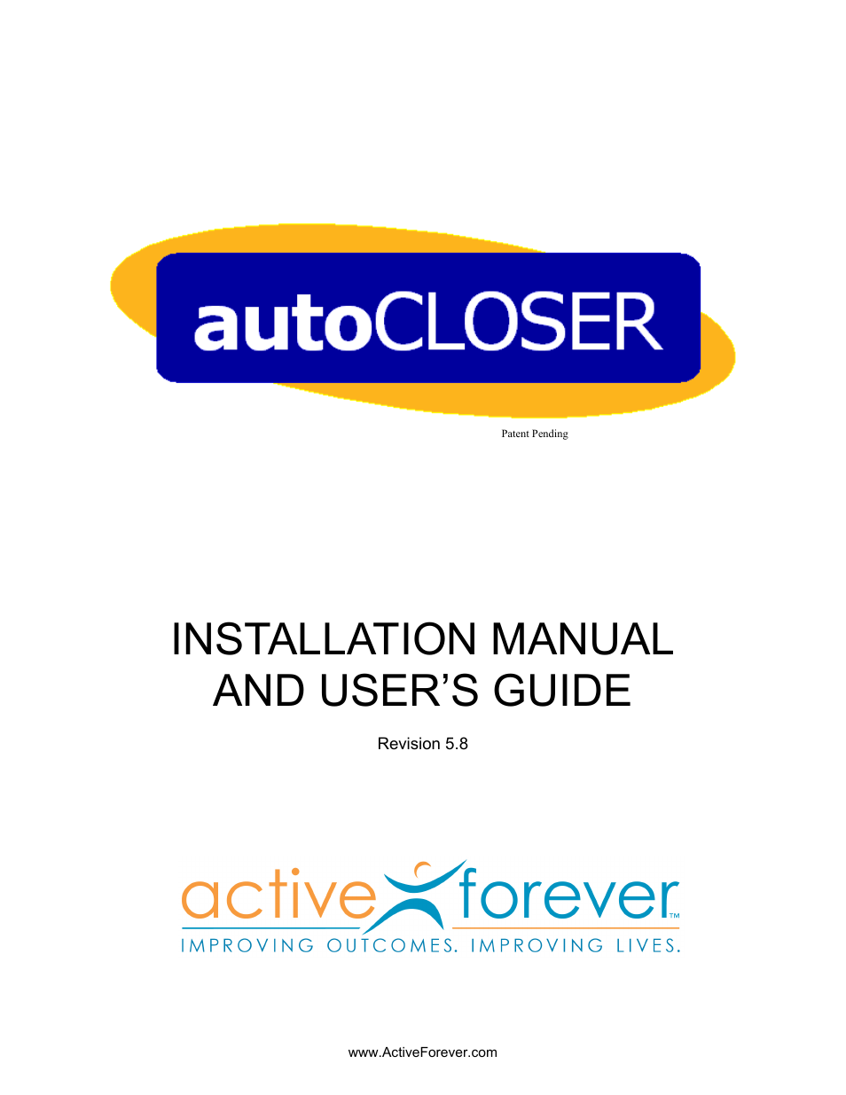Activeforever AutoCloser Automatic Garage Door Closer User Manual | 28 pages