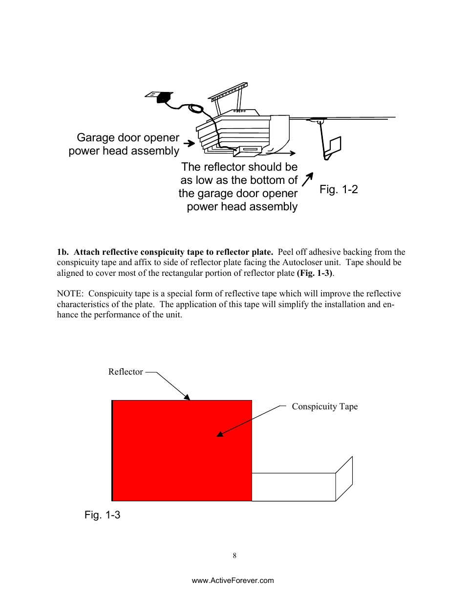 Activeforever AutoCloser Automatic Garage Door Closer User Manual | Page 8 / 28