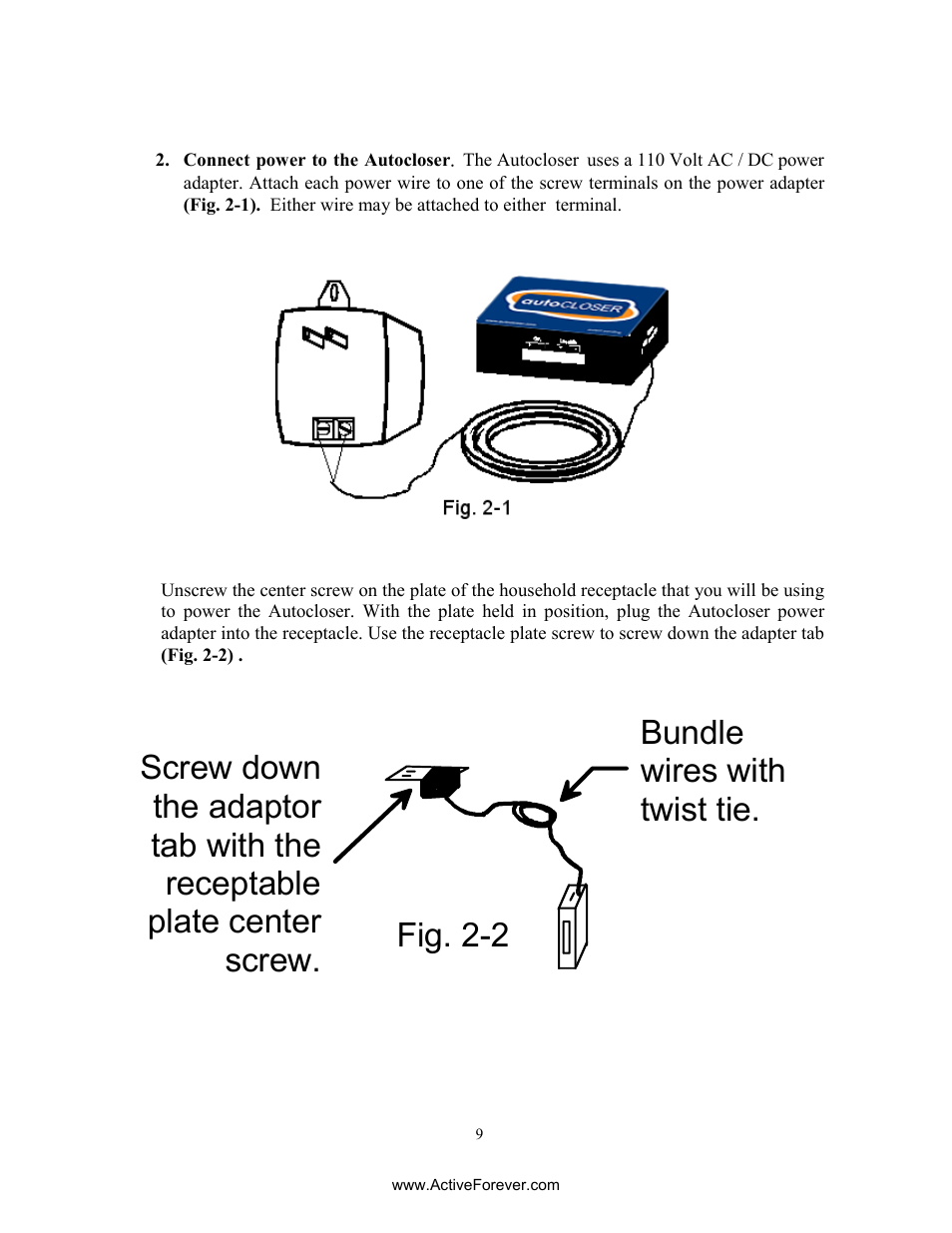 Activeforever AutoCloser Automatic Garage Door Closer User Manual | Page 9 / 28
