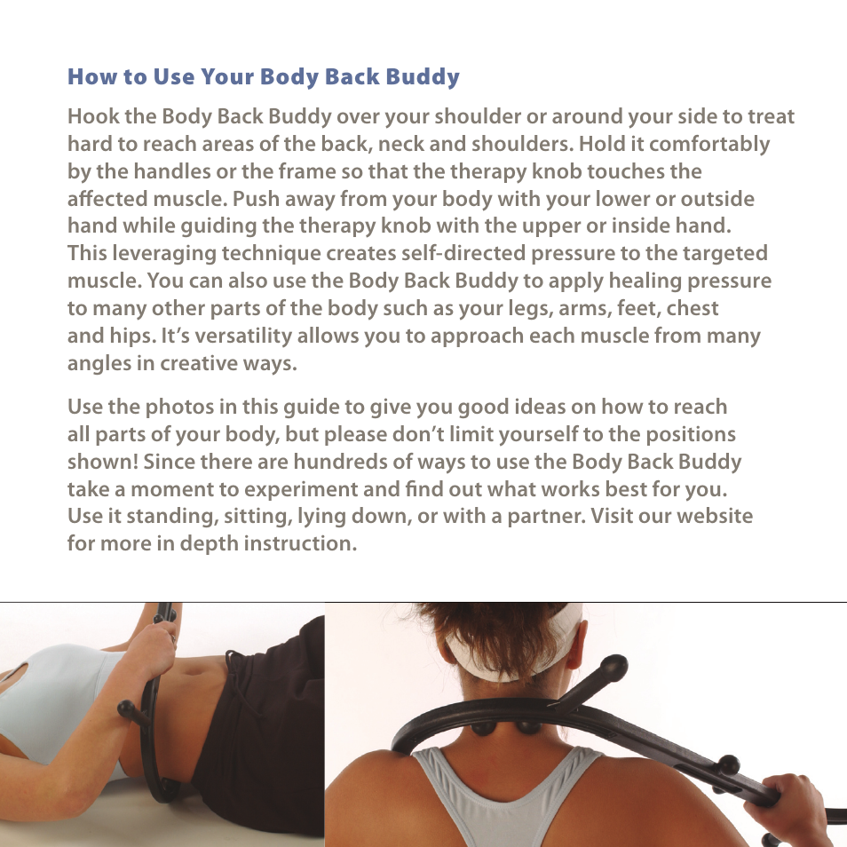 Activeforever Body Back Buddy User Manual | Page 5 / 11