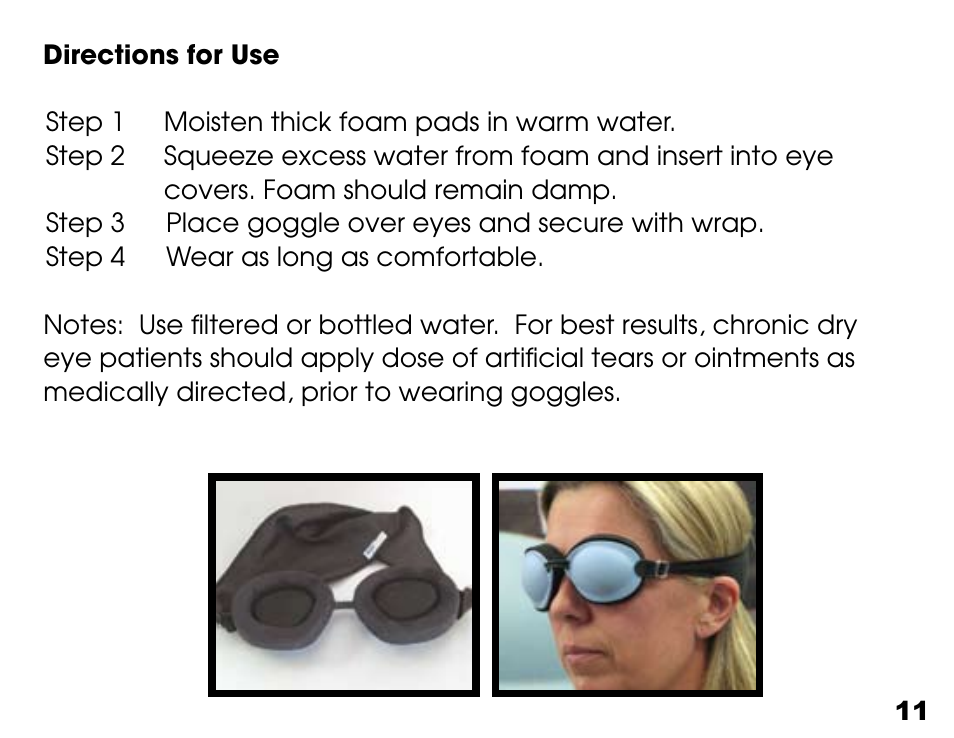 Activeforever TranquilEyes Mini Travel Kit User Manual | Page 11 / 27