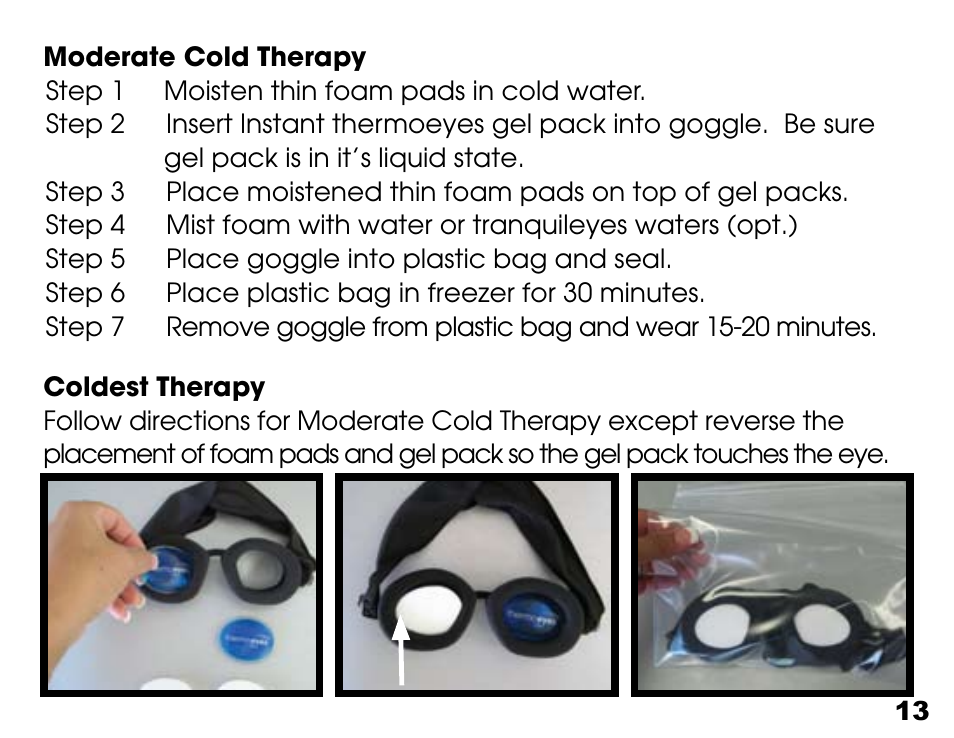 Activeforever TranquilEyes Mini Travel Kit User Manual | Page 13 / 27