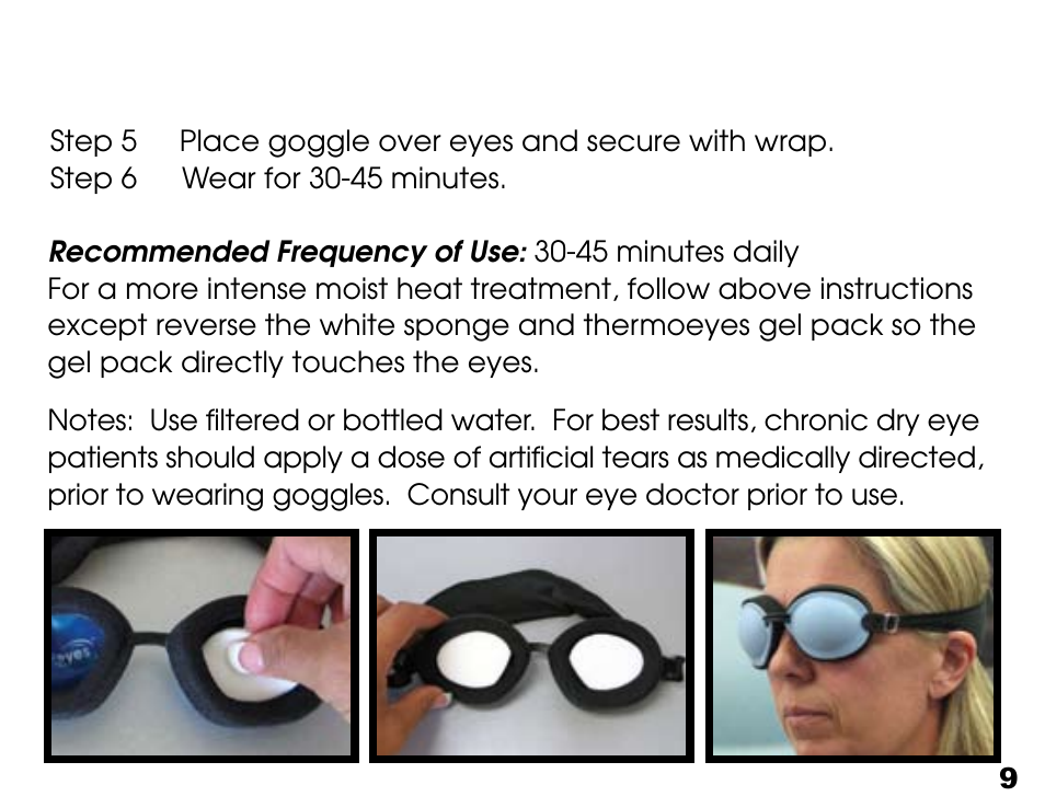 Activeforever TranquilEyes Mini Travel Kit User Manual | Page 9 / 27