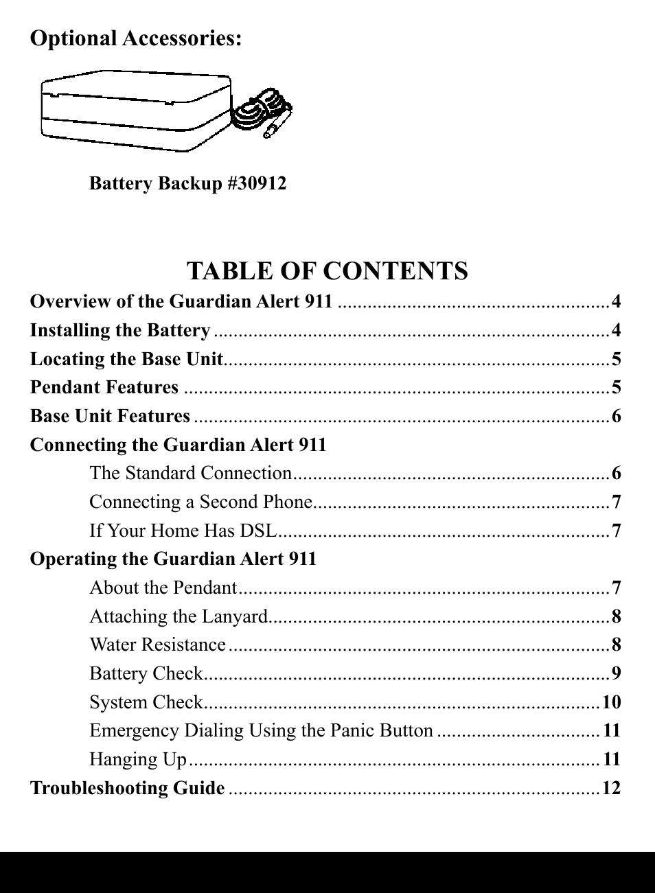 Activeforever LogicMark Guardian Alert 911 Emergency Alert System User Manual | Page 3 / 15