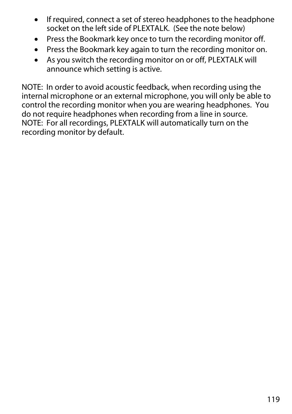 Activeforever Plextalk PTR2 Digital DAISY Player and Recorder User Manual | Page 118 / 235