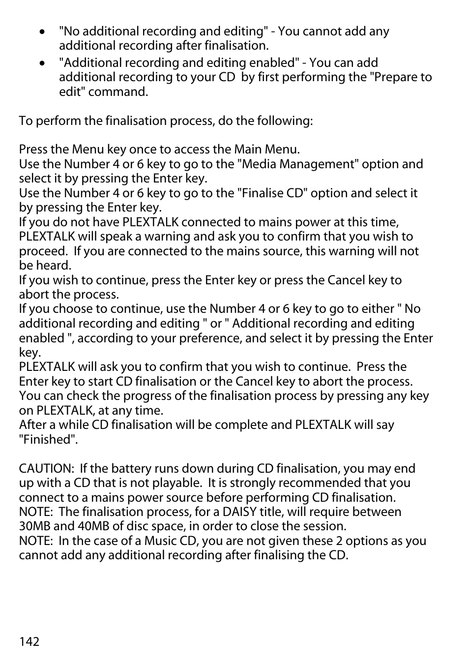 Activeforever Plextalk PTR2 Digital DAISY Player and Recorder User Manual | Page 141 / 235