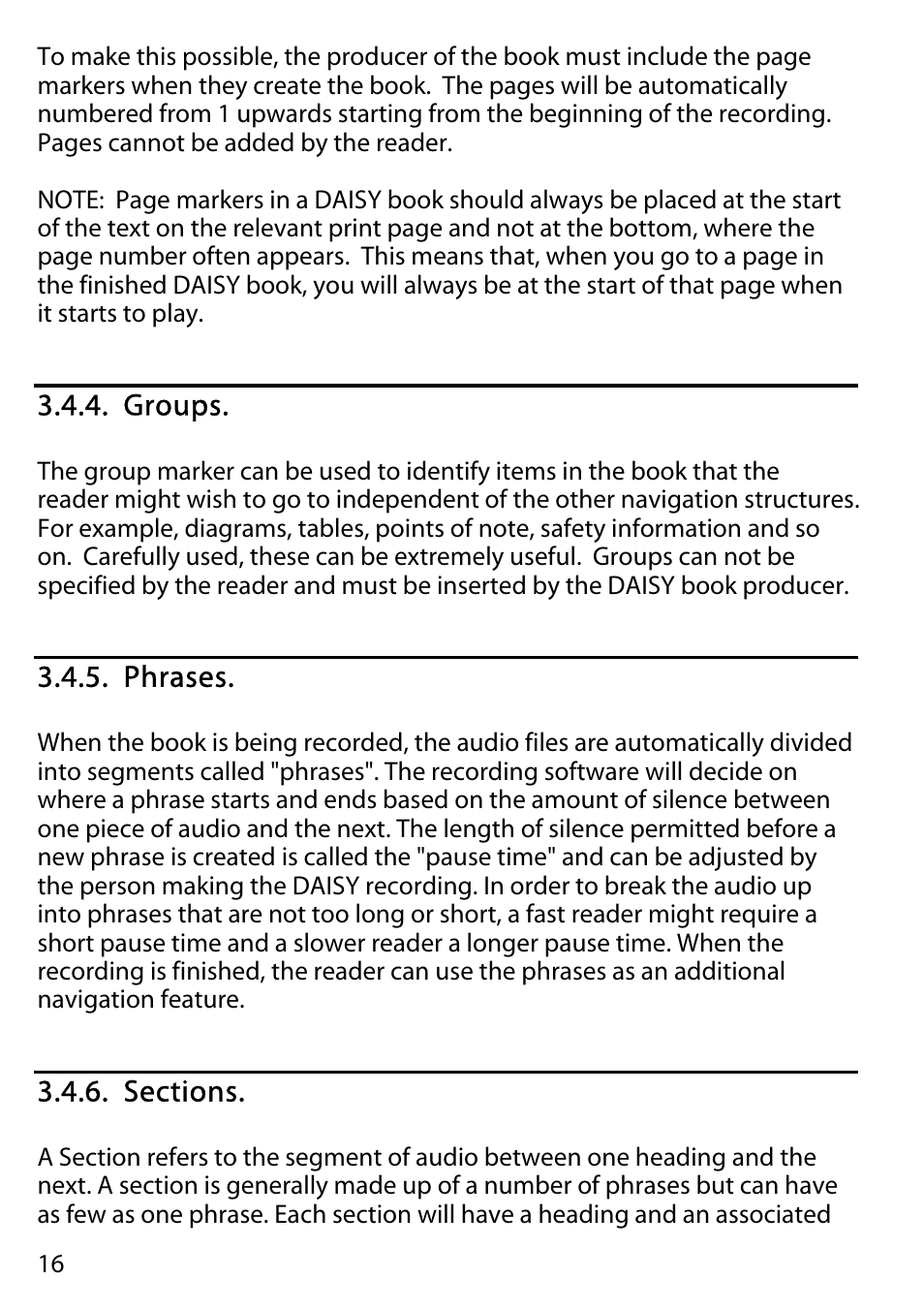 Groups, Phrases | Activeforever Plextalk PTR2 Digital DAISY Player and Recorder User Manual | Page 15 / 235