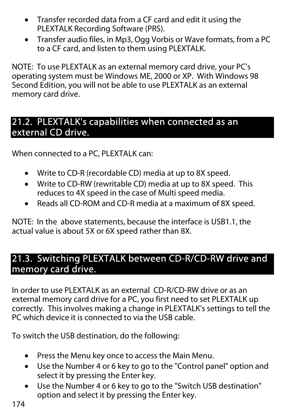 Activeforever Plextalk PTR2 Digital DAISY Player and Recorder User Manual | Page 173 / 235