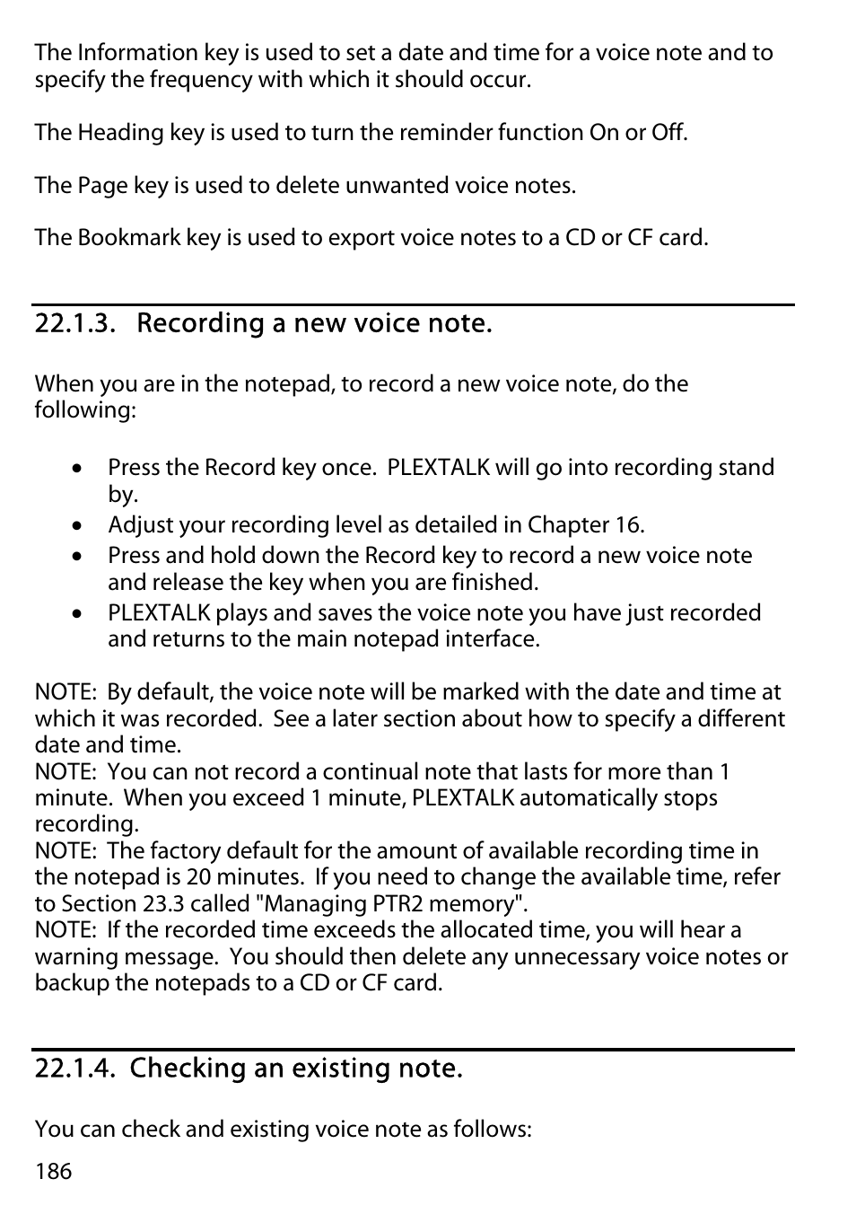 Activeforever Plextalk PTR2 Digital DAISY Player and Recorder User Manual | Page 185 / 235