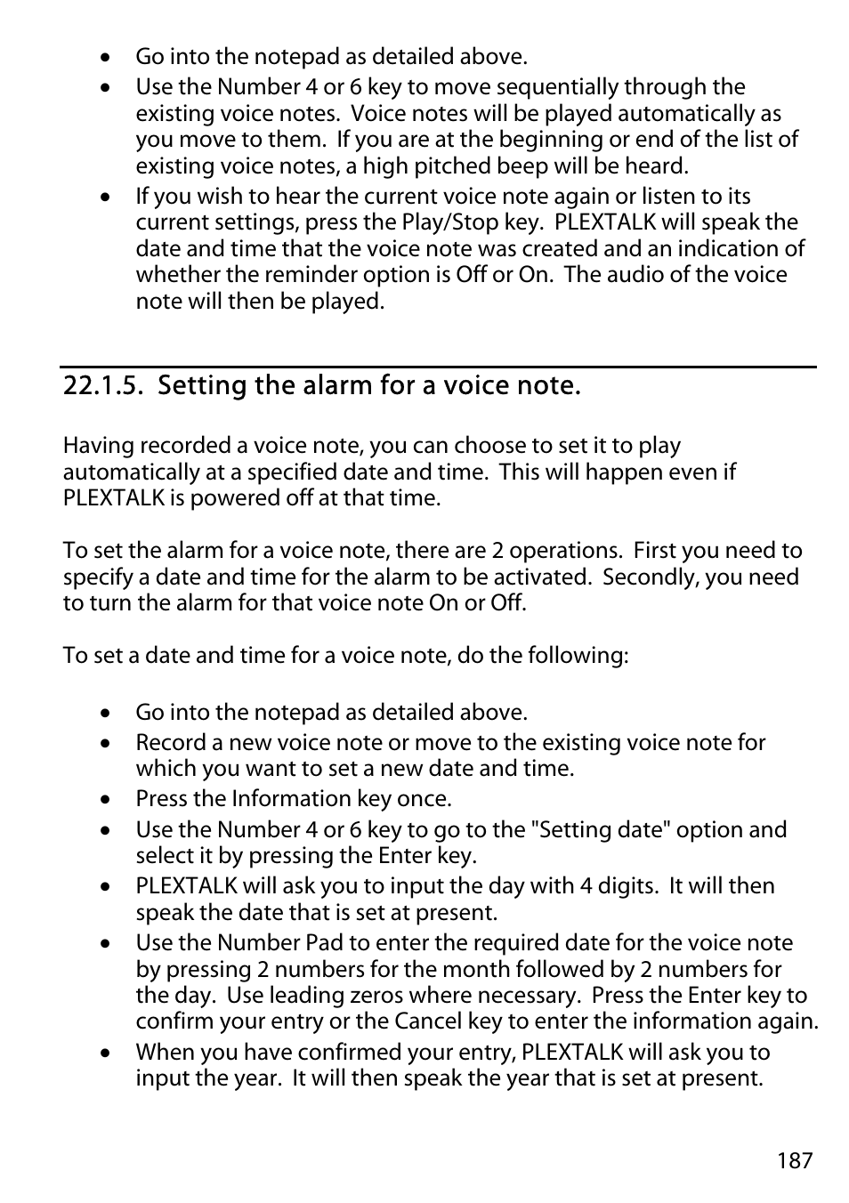 Activeforever Plextalk PTR2 Digital DAISY Player and Recorder User Manual | Page 186 / 235