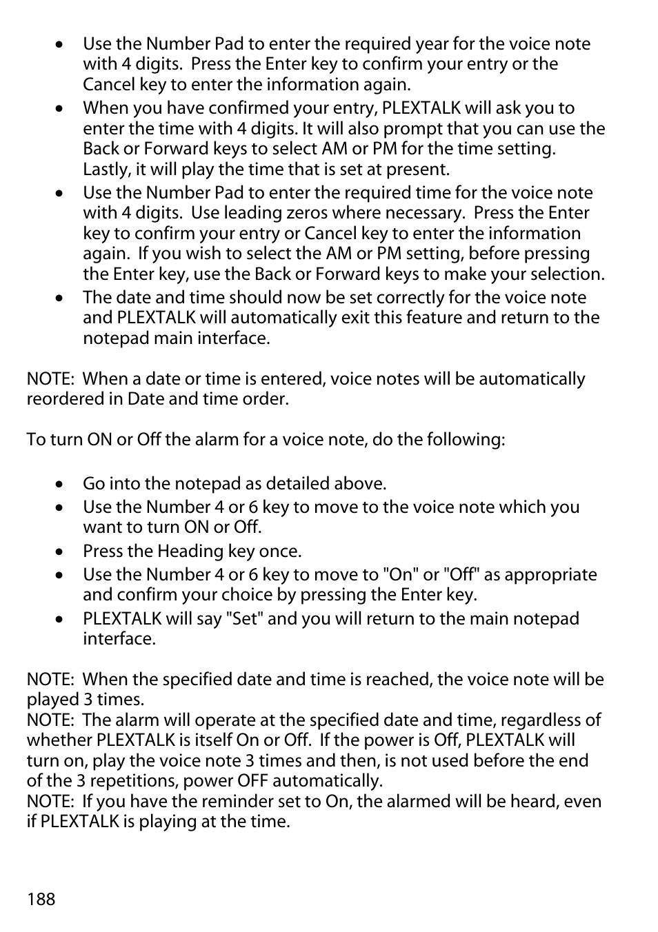 Activeforever Plextalk PTR2 Digital DAISY Player and Recorder User Manual | Page 187 / 235