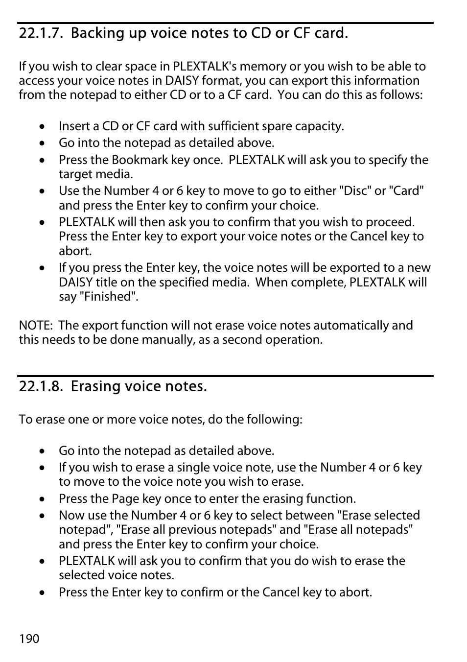 Activeforever Plextalk PTR2 Digital DAISY Player and Recorder User Manual | Page 189 / 235