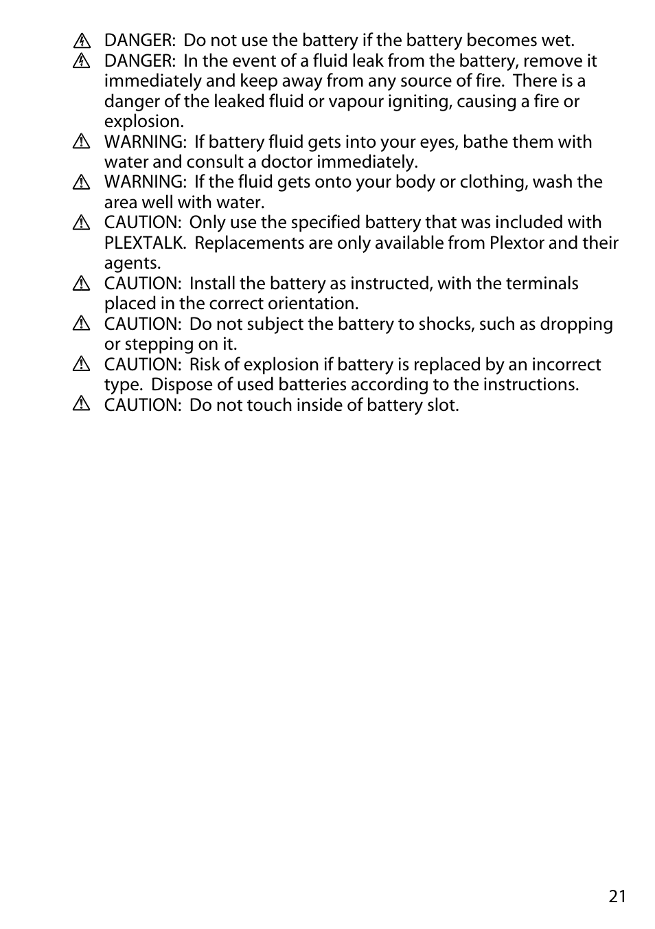 Activeforever Plextalk PTR2 Digital DAISY Player and Recorder User Manual | Page 20 / 235