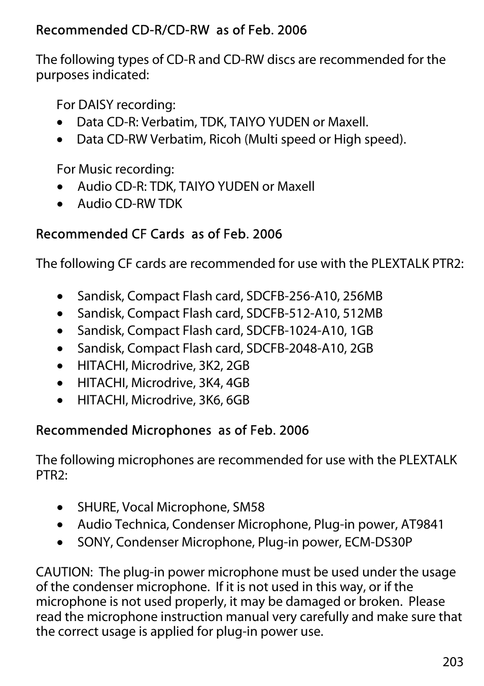 Activeforever Plextalk PTR2 Digital DAISY Player and Recorder User Manual | Page 202 / 235