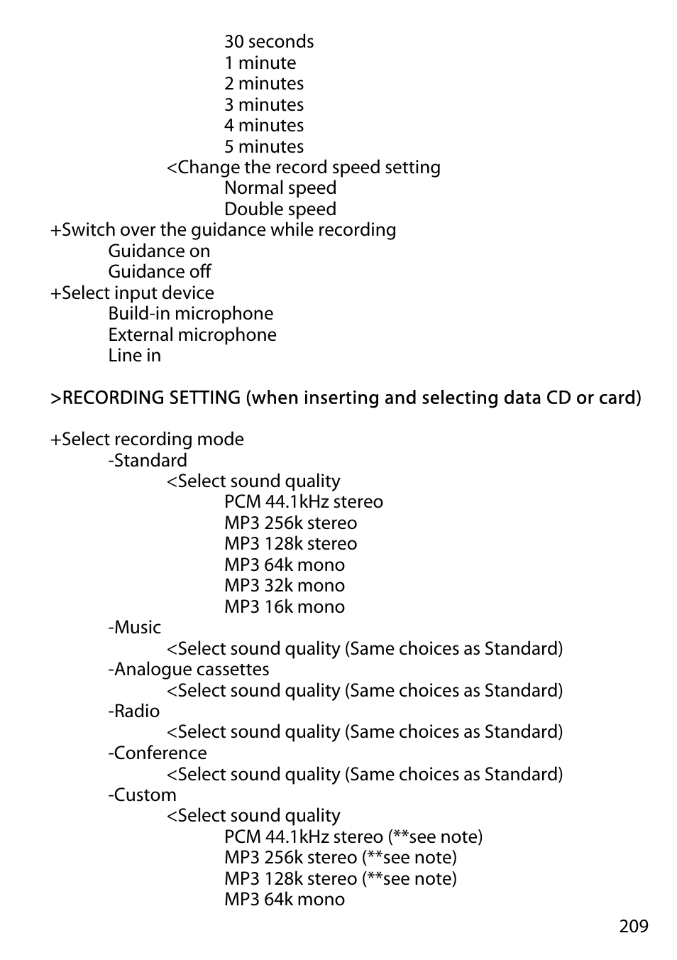 Activeforever Plextalk PTR2 Digital DAISY Player and Recorder User Manual | Page 208 / 235