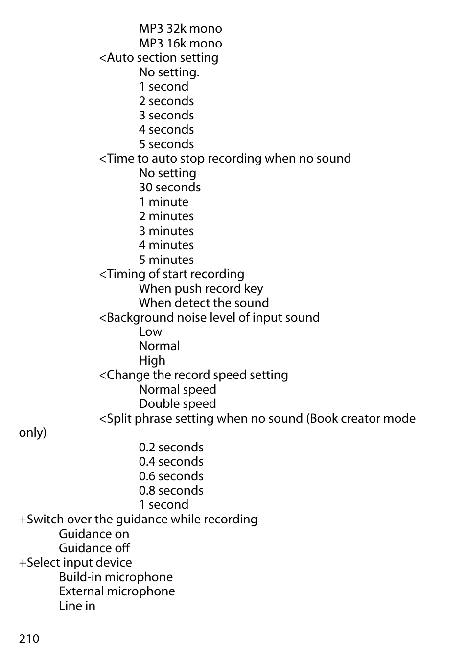 Activeforever Plextalk PTR2 Digital DAISY Player and Recorder User Manual | Page 209 / 235