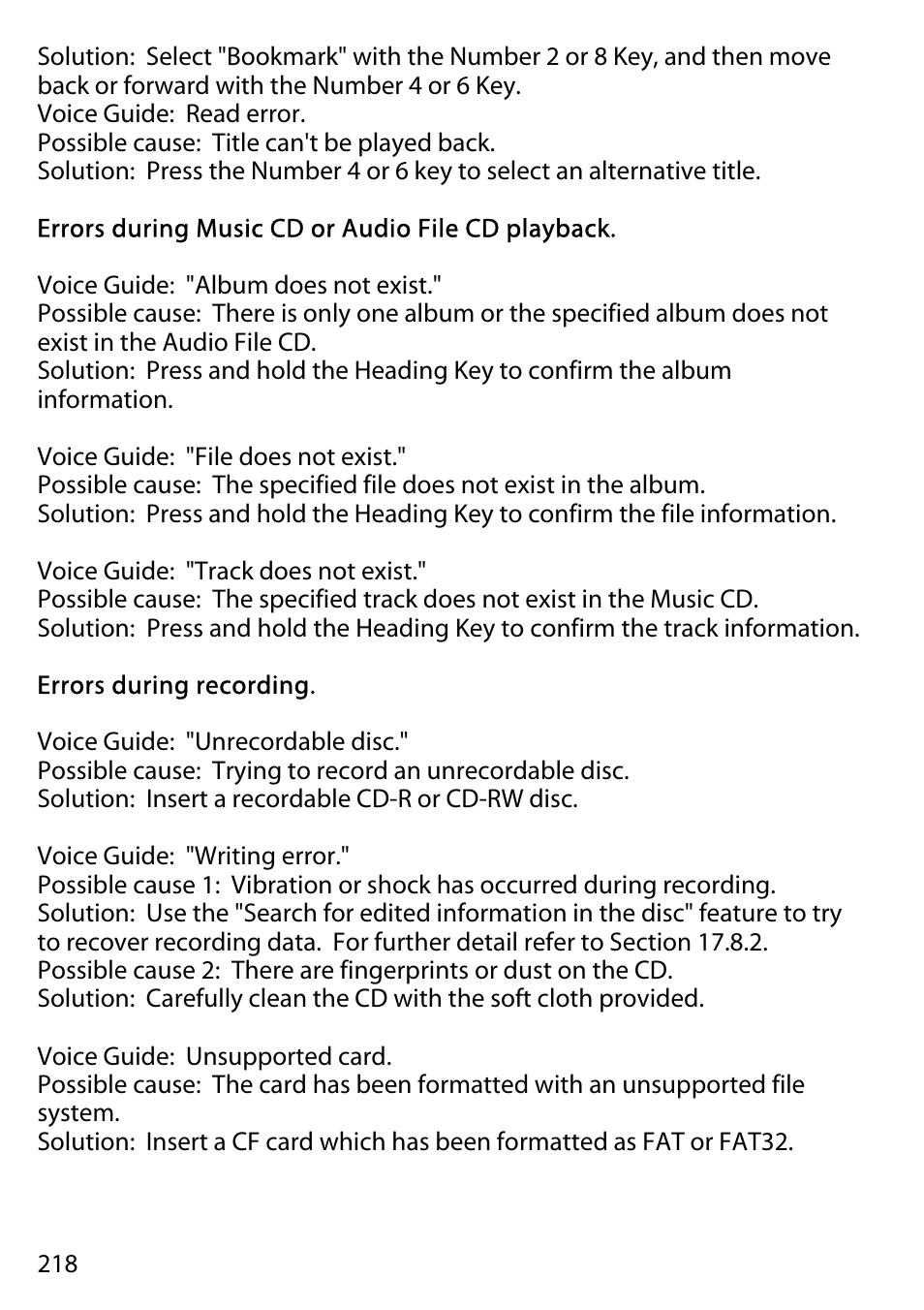 Activeforever Plextalk PTR2 Digital DAISY Player and Recorder User Manual | Page 217 / 235