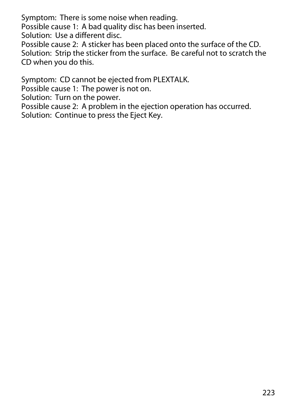 Activeforever Plextalk PTR2 Digital DAISY Player and Recorder User Manual | Page 222 / 235