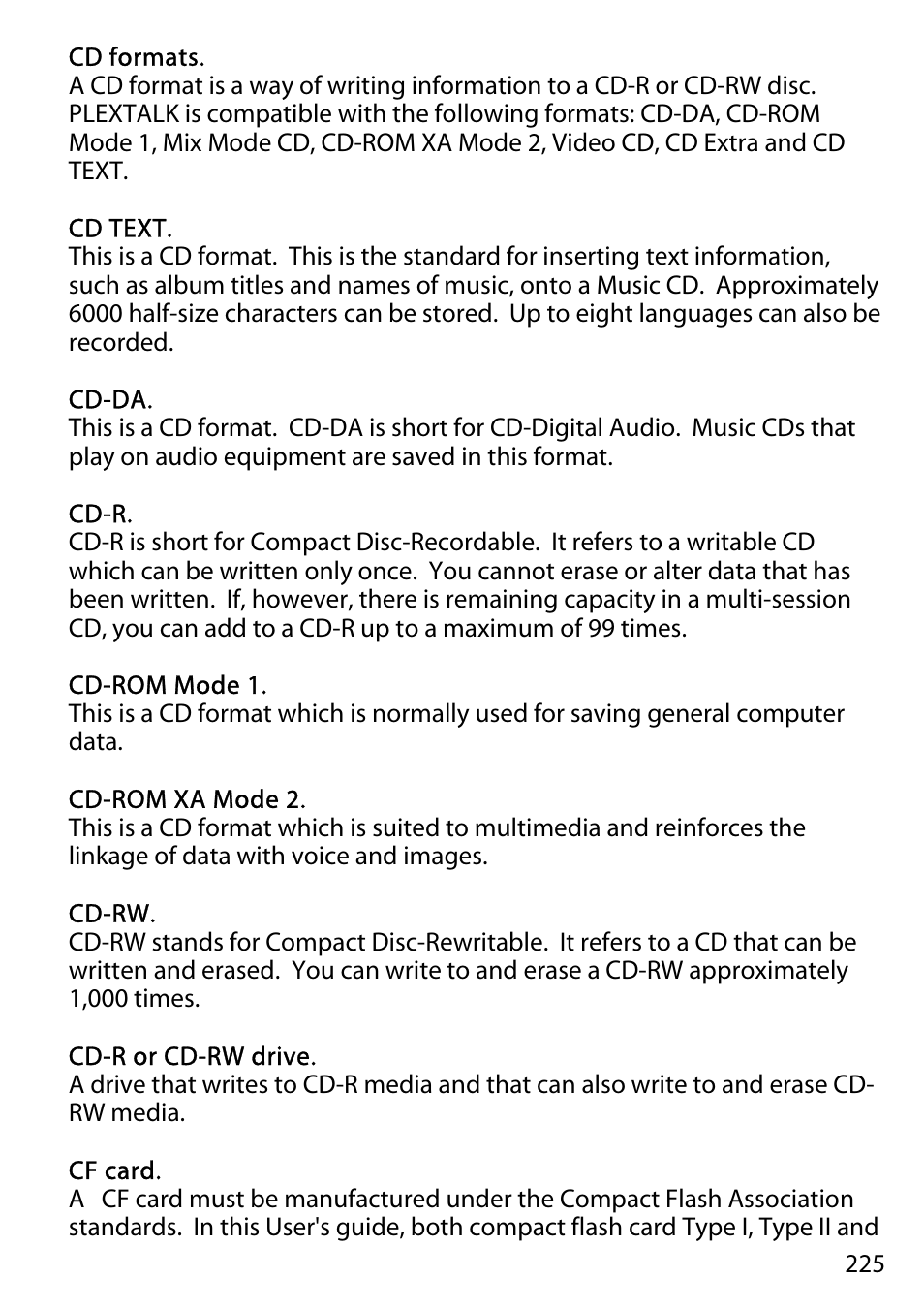 Activeforever Plextalk PTR2 Digital DAISY Player and Recorder User Manual | Page 224 / 235