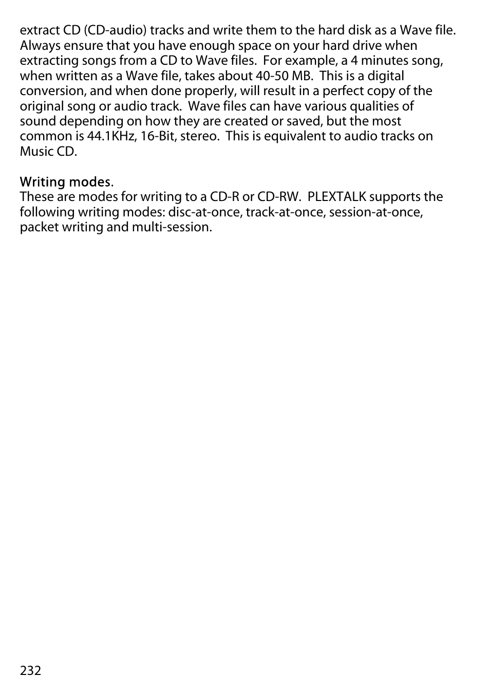 Activeforever Plextalk PTR2 Digital DAISY Player and Recorder User Manual | Page 231 / 235