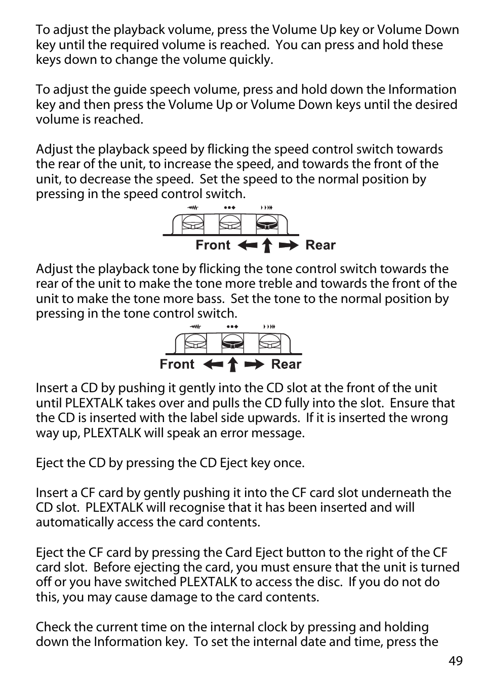 Activeforever Plextalk PTR2 Digital DAISY Player and Recorder User Manual | Page 48 / 235