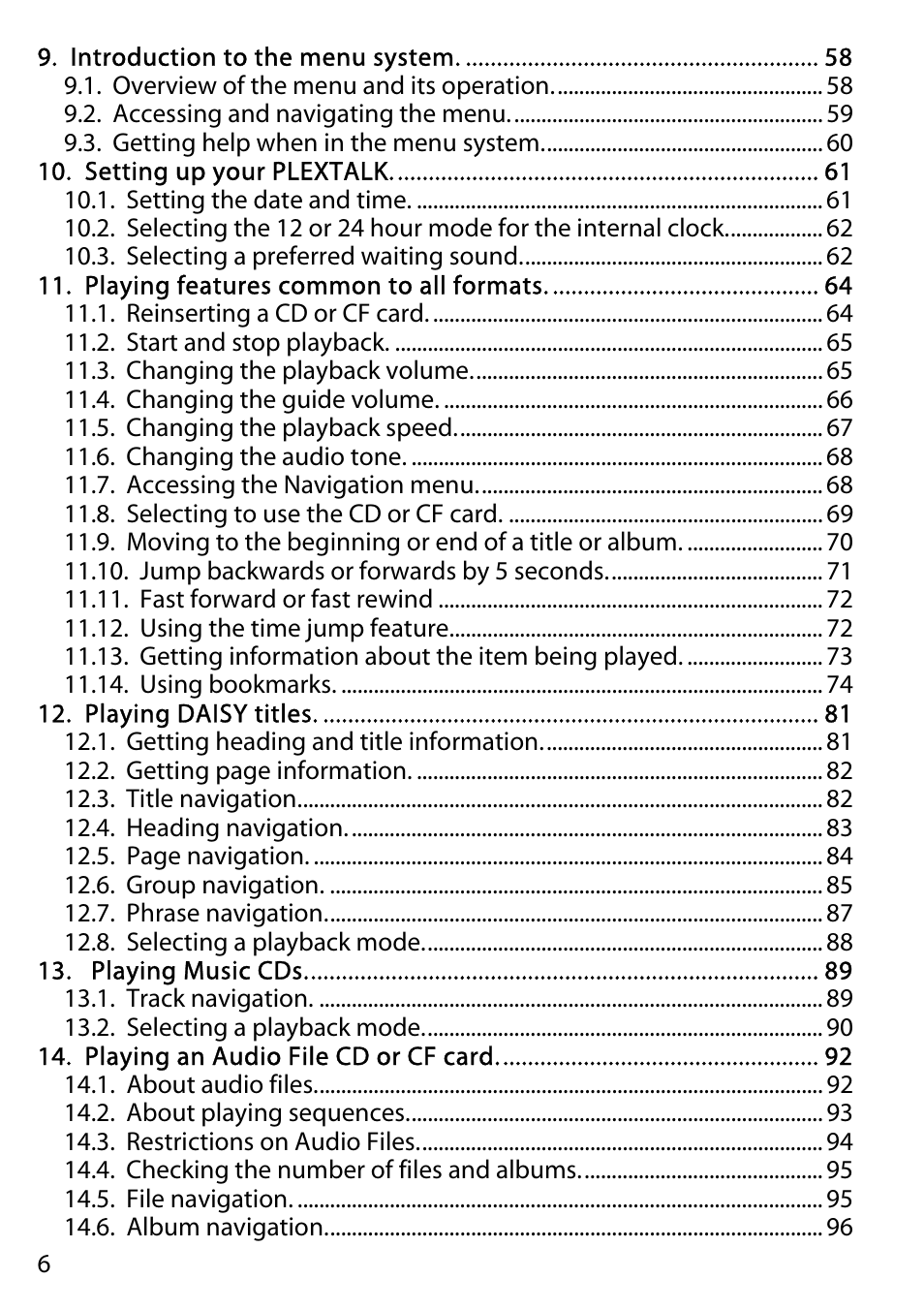 Activeforever Plextalk PTR2 Digital DAISY Player and Recorder User Manual | Page 5 / 235