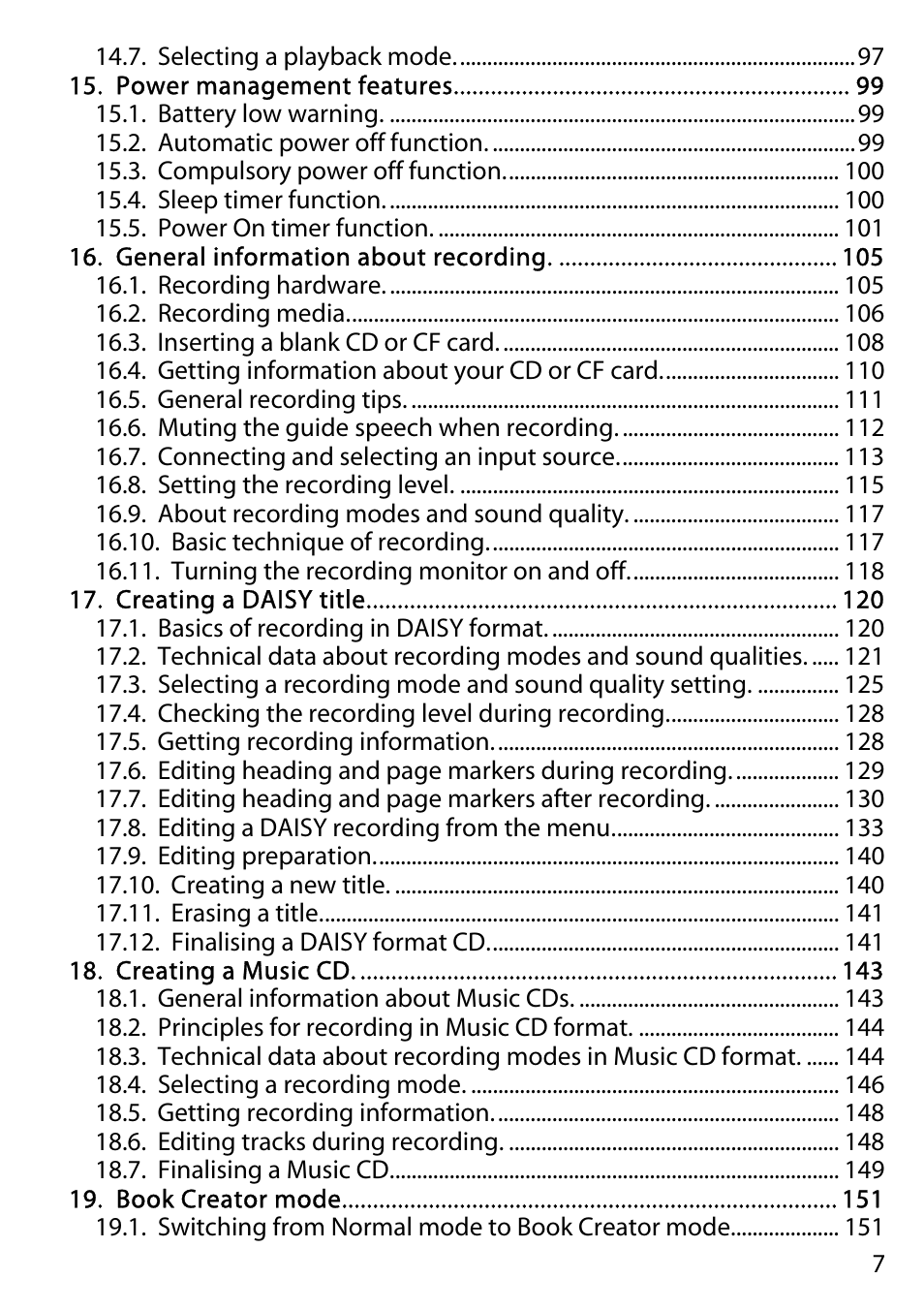 Activeforever Plextalk PTR2 Digital DAISY Player and Recorder User Manual | Page 6 / 235