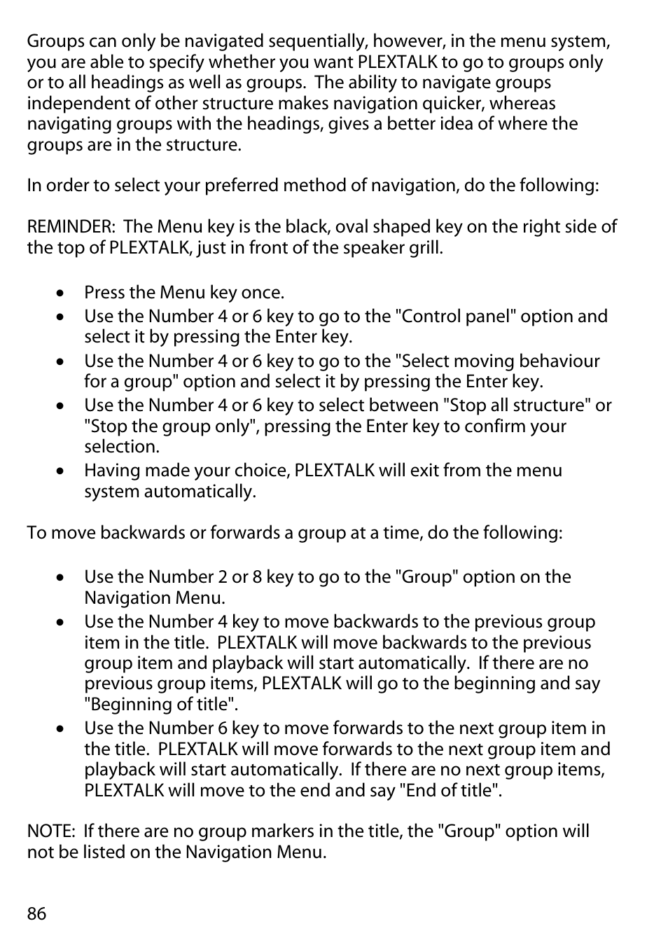 Activeforever Plextalk PTR2 Digital DAISY Player and Recorder User Manual | Page 85 / 235