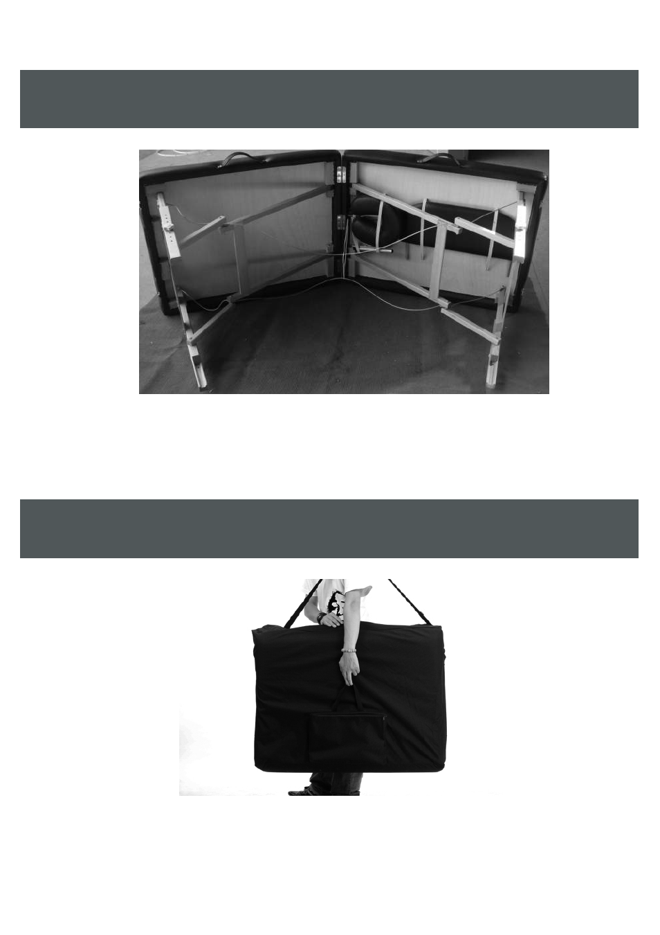 Storage, Tarnsport the table | Activeforever Ironman Mojave Massage Table User Manual | Page 12 / 14