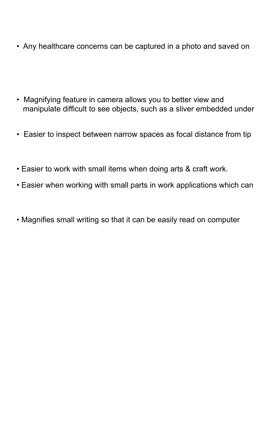 Activeforever Zadro Digital Imaging Camera Wand User Manual | Page 3 / 8