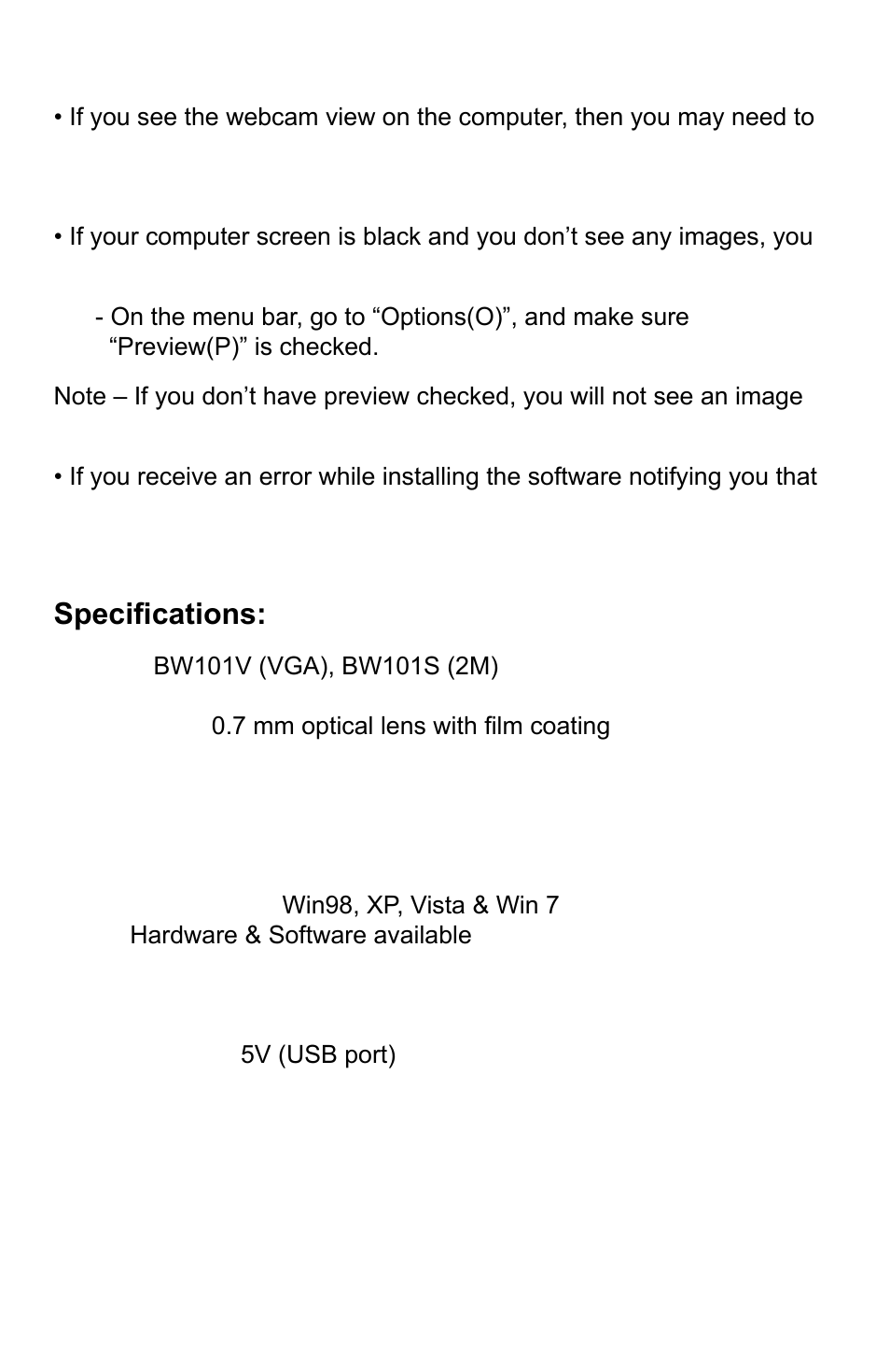 Activeforever Zadro Digital Imaging Camera Wand User Manual | Page 7 / 8