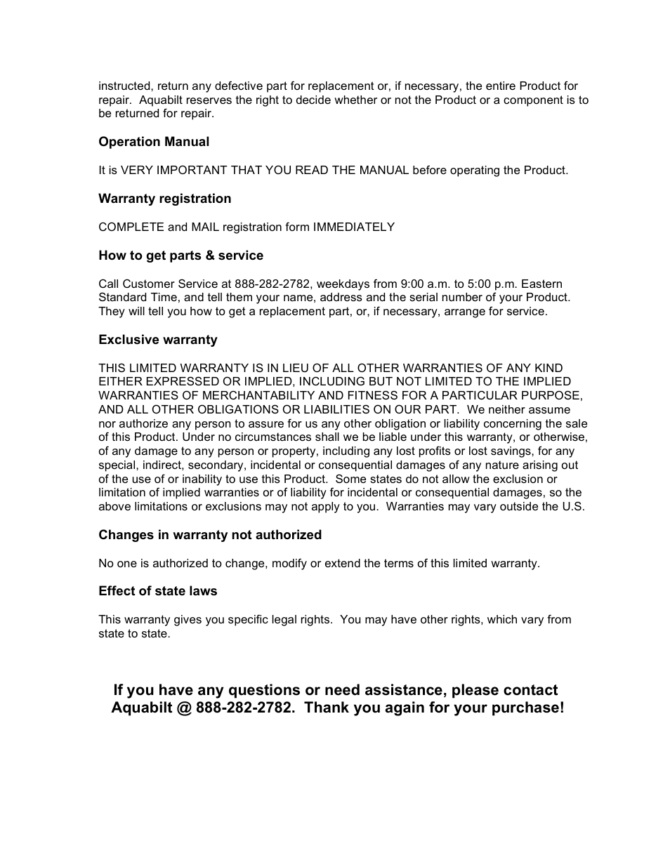 Activeforever Aquabilt Aquatic Treadmill User Manual | Page 4 / 6
