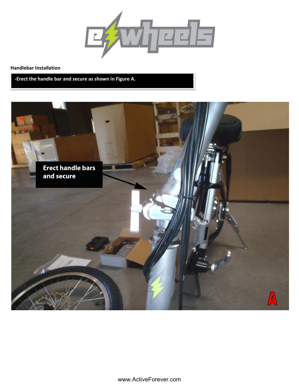 Activeforever eWheels Folding Bike (Silver) User Manual | Page 4 / 10