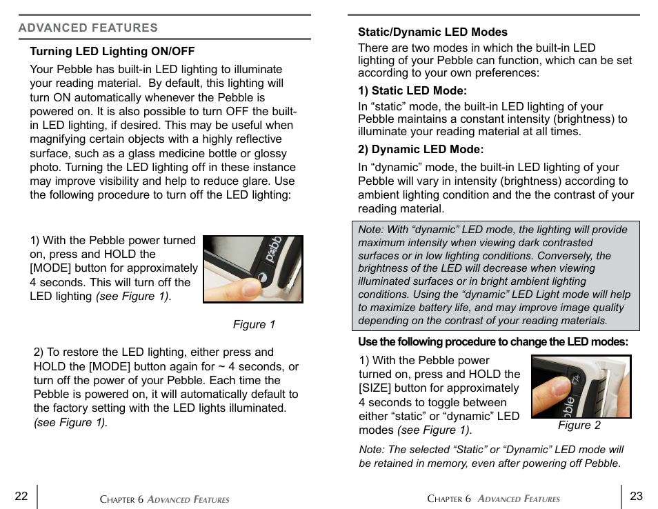 Activeforever Enhanced Vision Pebble Portable Video Magnifier User Manual | Page 12 / 19