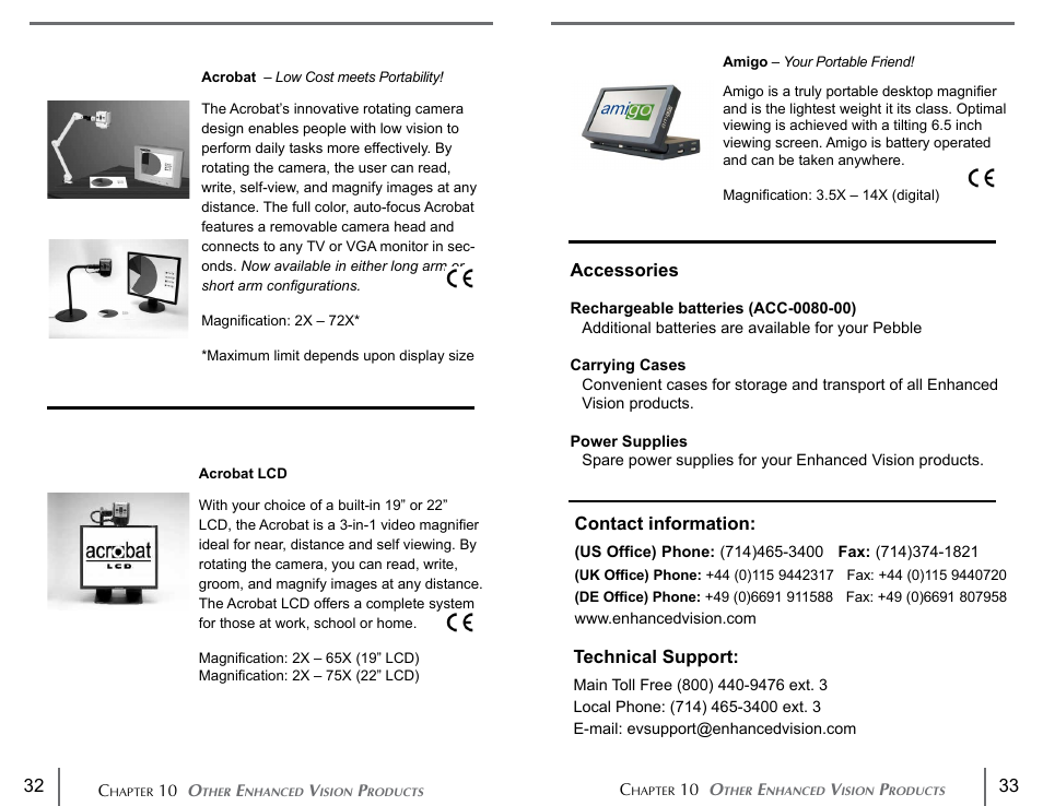 Activeforever Enhanced Vision Pebble Portable Video Magnifier User Manual | Page 17 / 19