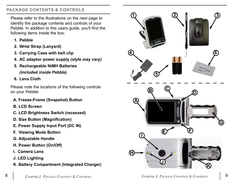 K5 1 | Activeforever Enhanced Vision Pebble Portable Video Magnifier User Manual | Page 5 / 19
