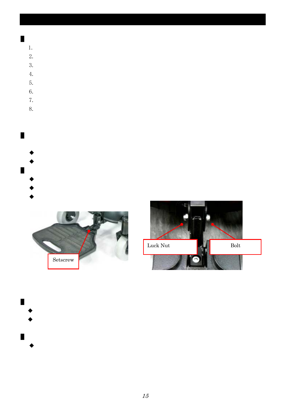 Operation | Activeforever Image EC Mid Wheel Drive Reclining Power Wheelchair User Manual | Page 16 / 29
