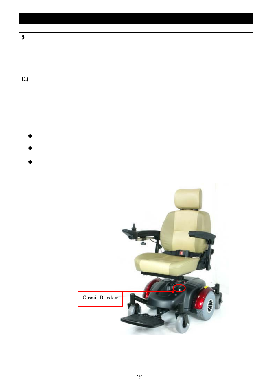 Operation | Activeforever Image EC Mid Wheel Drive Reclining Power Wheelchair User Manual | Page 17 / 29