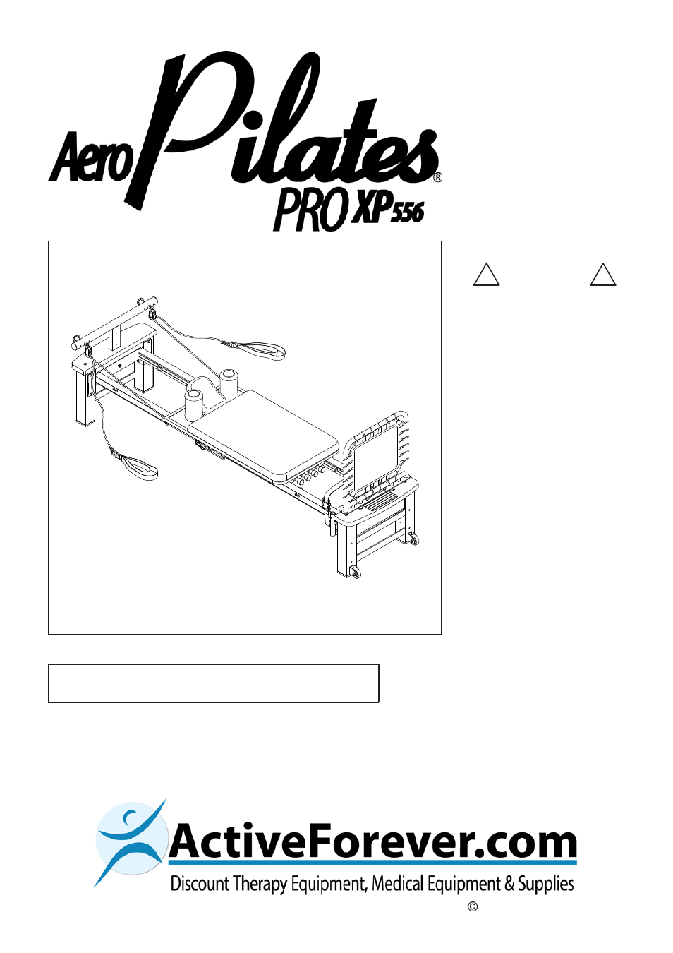 Activeforever Stamina Aero Pilates Pro XP 556 Pilates Reformer Machine User Manual | 16 pages