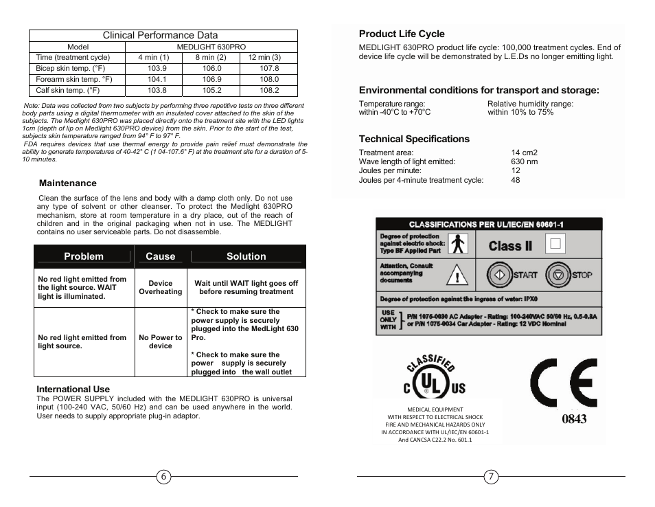 Activeforever Medlight 630 Pro Near Infrared Light Therapy Device User Manual | Page 4 / 6
