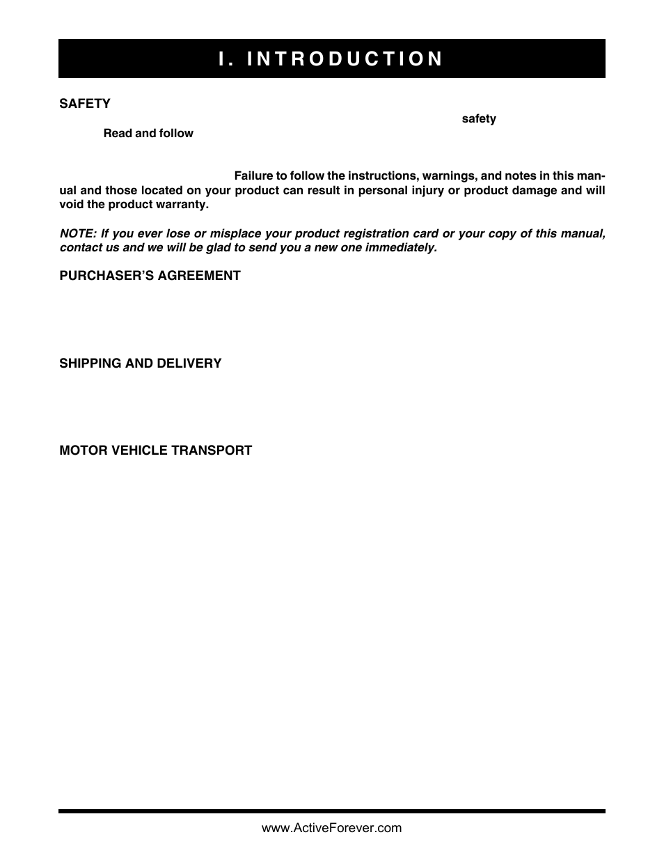 Activeforever Pride Lift Chair Classic Collection 2 Position User Manual | Page 4 / 17