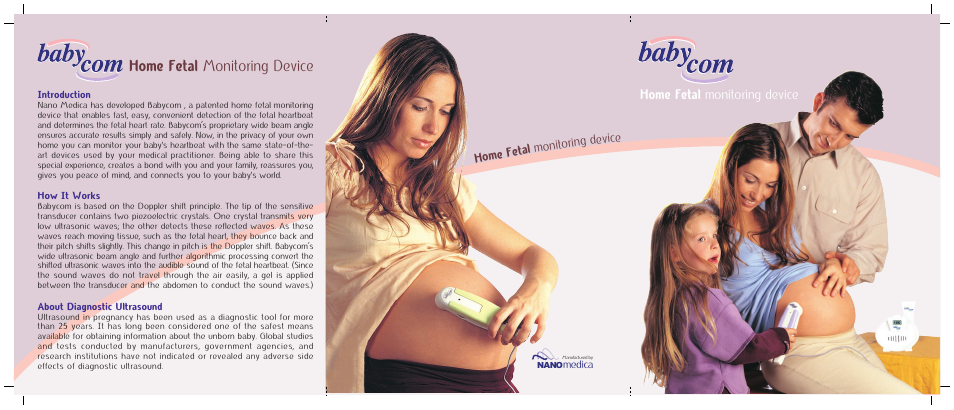 Activeforever Babycom Home Doppler Fetal Heartbeat Monitor User Manual | 2 pages
